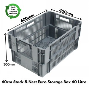 Standard Euro Box 60cm Fully Vented 60 Litre